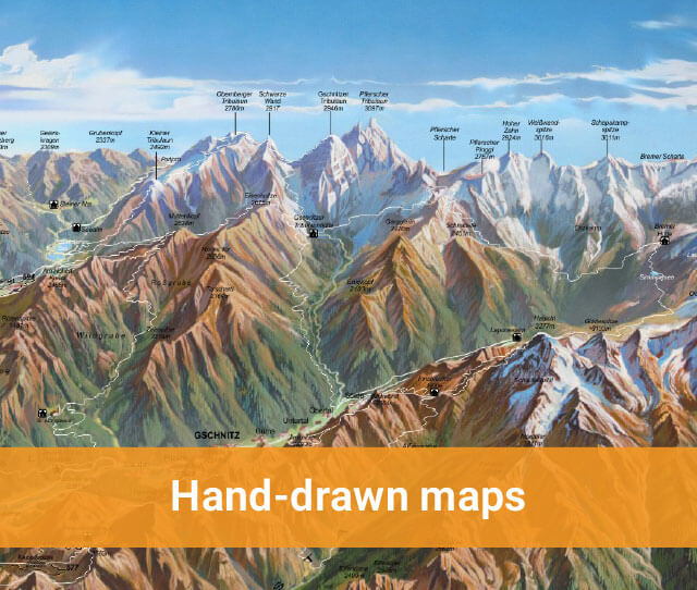 Hand drawn maps